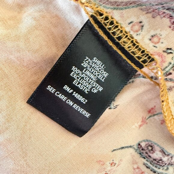 Torrid Floral Challis Flutter Sleeve Lace Back Dress Womens Size 2X Boho Prairie - Picture 9 of 11